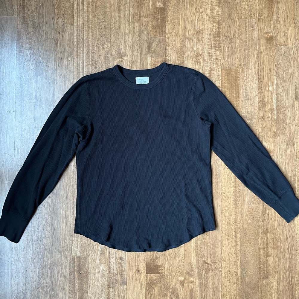 Buck Mason Vintage Black Thermal L/S